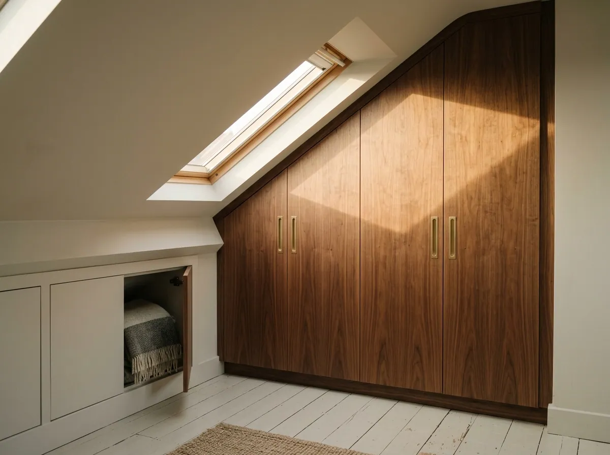 Loft & Sloped Ceiling wardrobe example — editorial photograph.